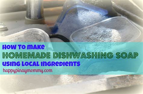How to make homemade Dishwashing soap in the Philippines.